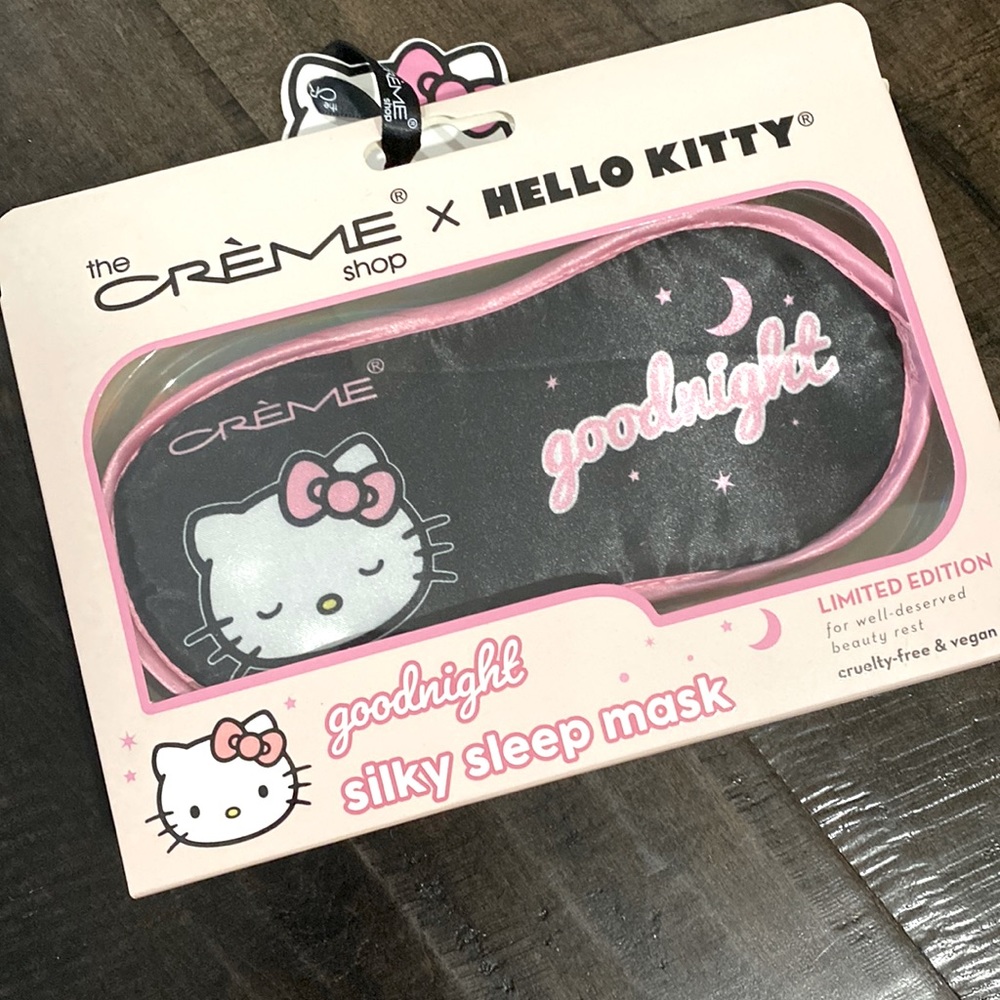Limited Edition Hello Kitty silky sleep mask